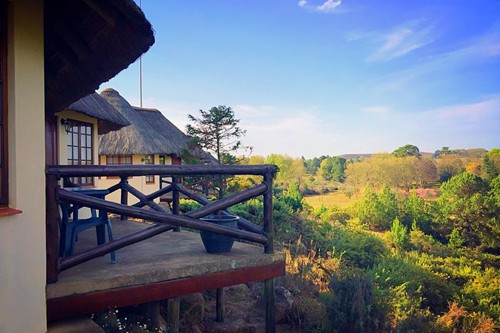 Otters Den from Cottage Balcony
